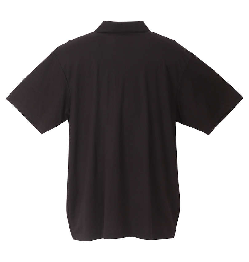 大きいサイズ メンズ 楽スマ (ラクスマ) 接触冷感樽型半袖オープンシャツ バックスタイル