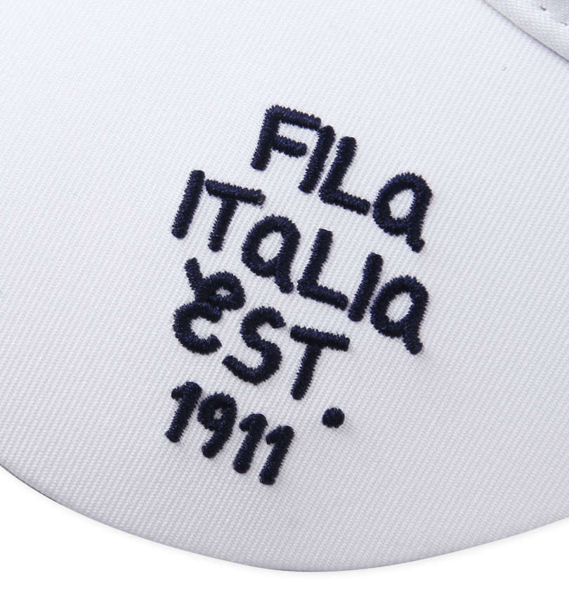 大きいサイズ メンズ FILA GOLF (フィラゴルフ) 飛び柄刺繍キャップ ツバ刺繍
