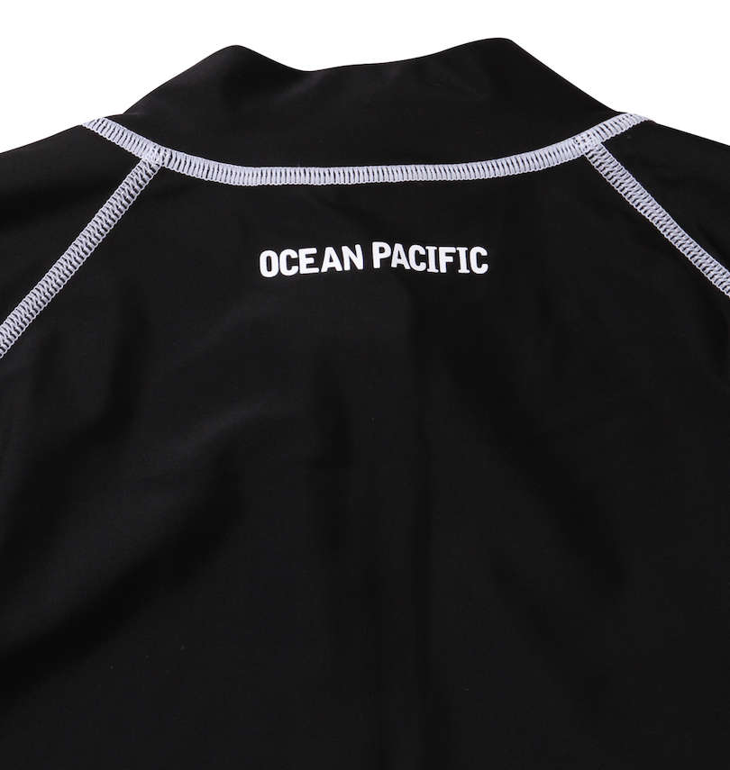 大きいサイズ メンズ OCEAN PACIFIC (オーシャンパシフィック) 長袖フルジップラッシュガード バックプリント拡大