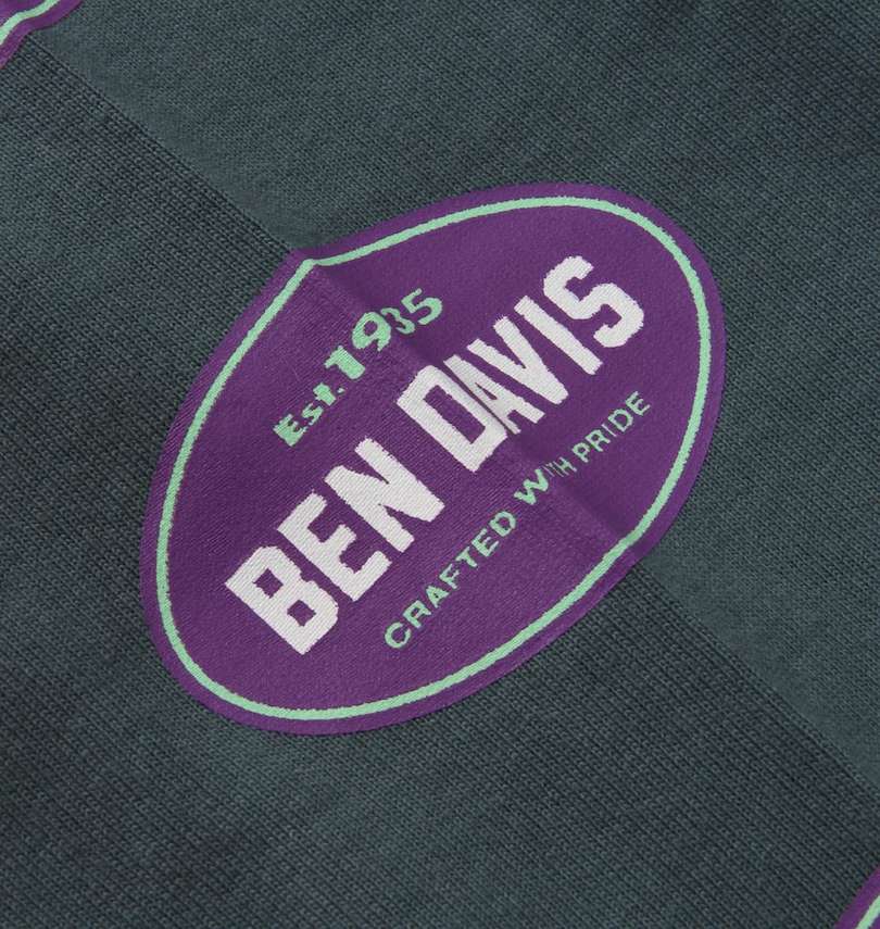 大きいサイズ メンズ BEN DAVIS (ベン デイビス) 天竺長袖Tシャツ プリント拡大