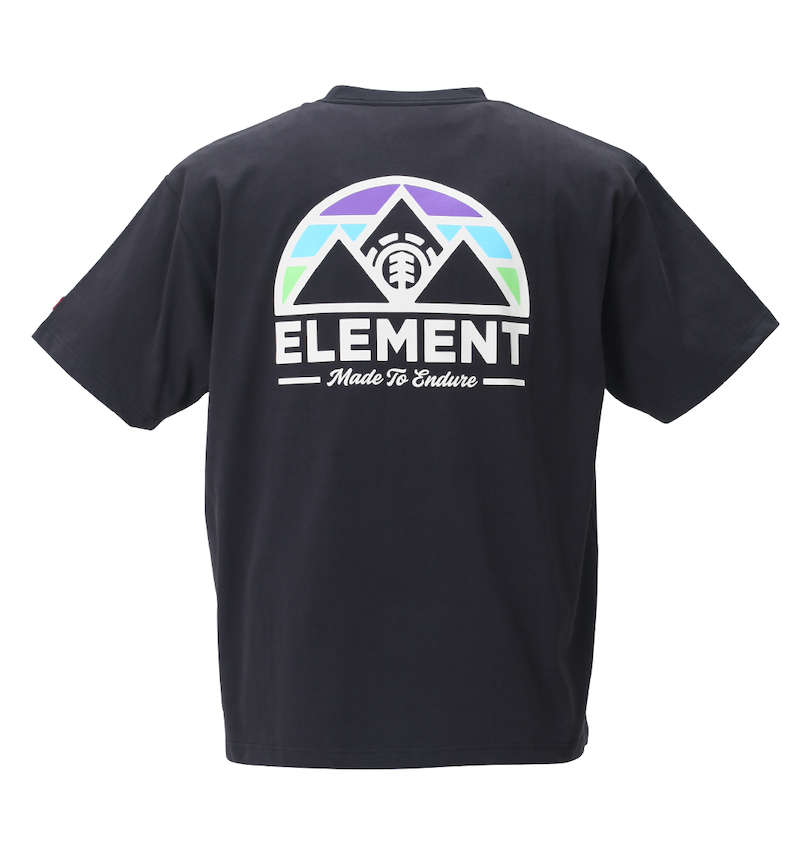 大きいサイズ メンズ ELEMENT (エレメント) SQUAW半袖Tシャツ バックスタイル