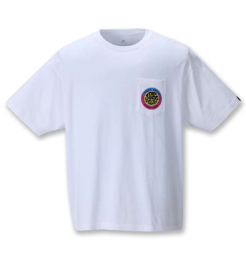 大きいサイズ メンズ RIP CURL (リップカール) ROCK SOLID半袖Tシャツ 