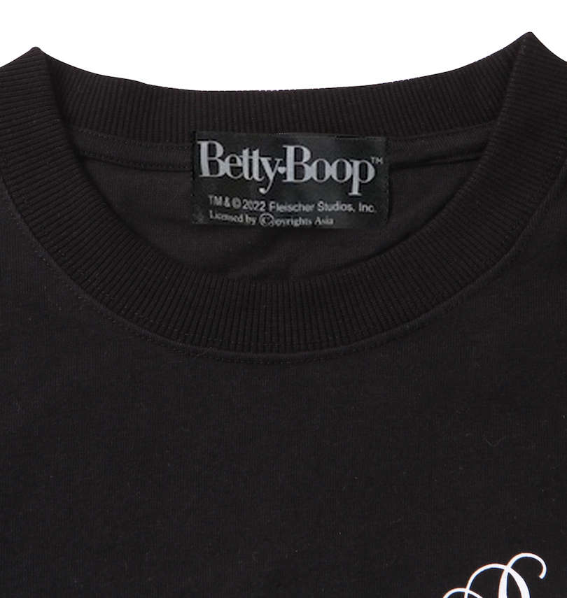 大きいサイズ メンズ BETTY BOOP (ベティ ブープ) 天竺プリント長袖Tシャツ 