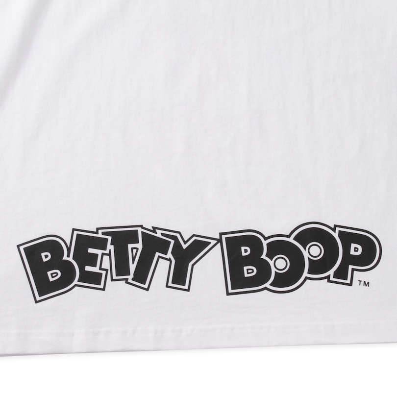 大きいサイズ メンズ BETTY BOOP (ベティ ブープ) バンダナドレスベティプリント半袖Tシャツ バックプリント