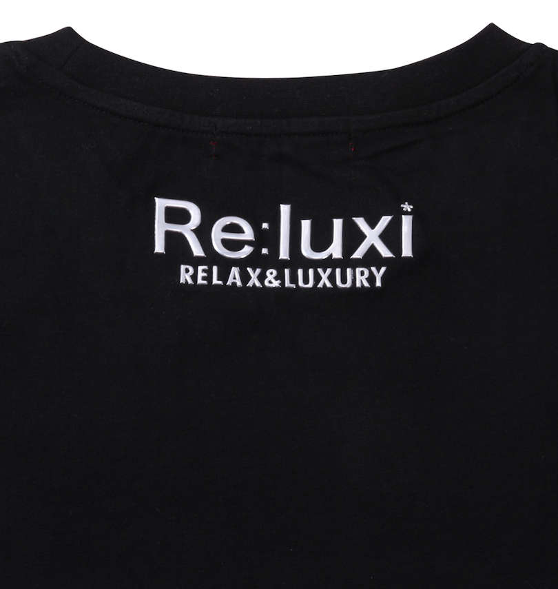 大きいサイズ メンズ Re:luxi (リラクシー) クロスロゴ半袖Tシャツ バック圧着プリント