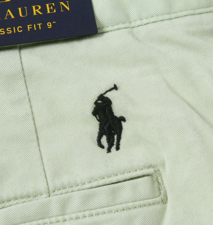 大きいサイズ メンズ RALPH LAUREN (ラルフローレン) ハーフパンツ バック右ポケットの刺繍