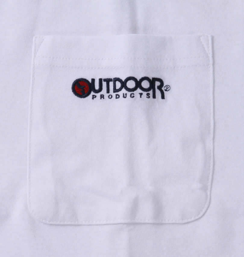 大きいサイズ メンズ OUTDOOR PRODUCTS (アウトドア プロダクツ) 天竺ポケット付半袖Tシャツ 胸ポケット・刺繍