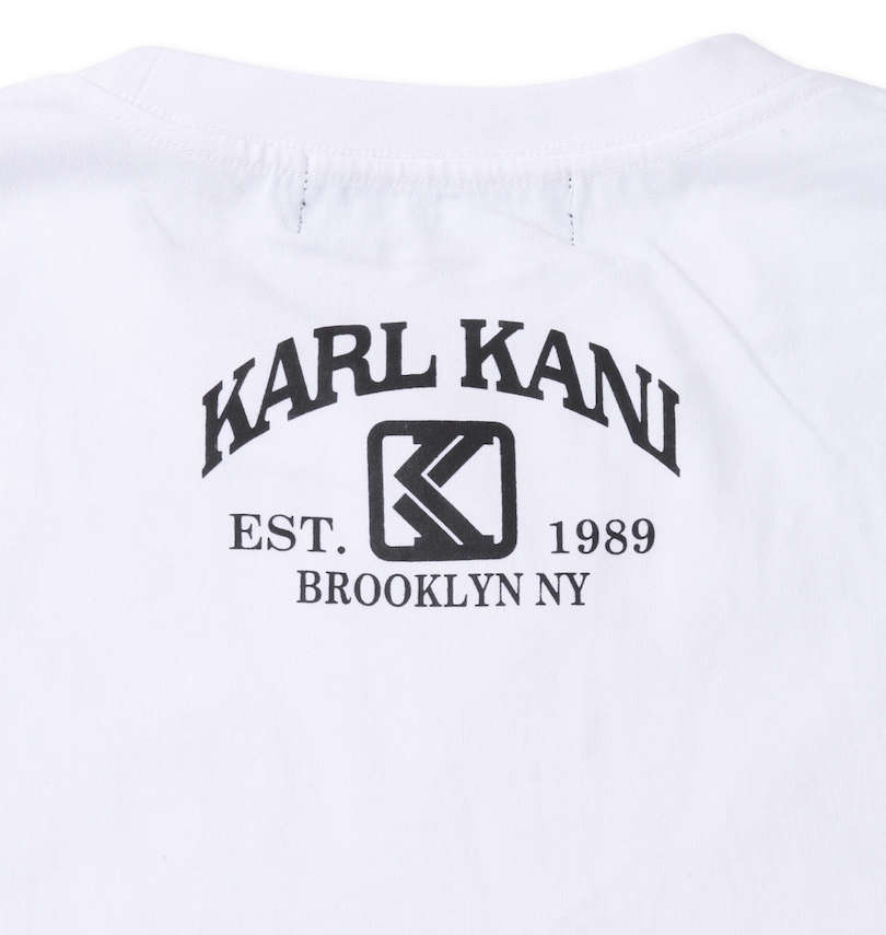 大きいサイズ メンズ KARL KANI (カール カナイ) 天竺半袖Tシャツ バックプリント