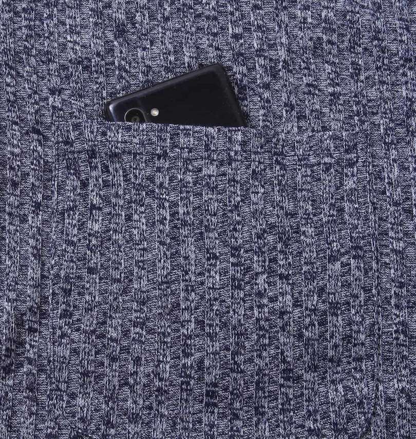 大きいサイズ メンズ launching pad (ランチングパッド) 甘編み杢テレココーディガン+半袖Tシャツ サイドポケット
