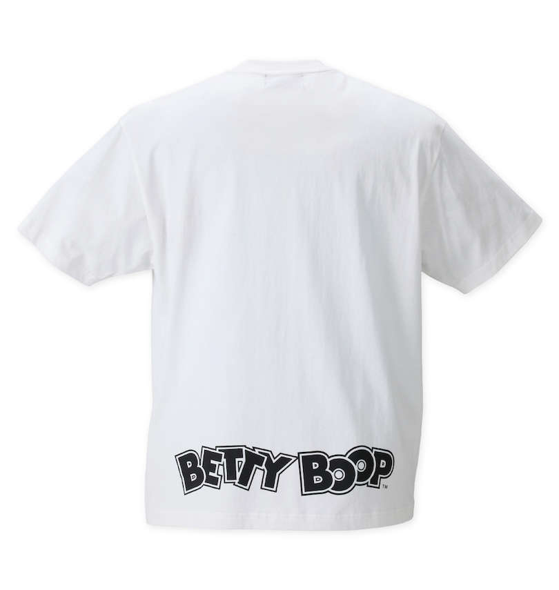 大きいサイズ メンズ BETTY BOOP (ベティ ブープ) バンダナドレスベティプリント半袖Tシャツ バックスタイル
