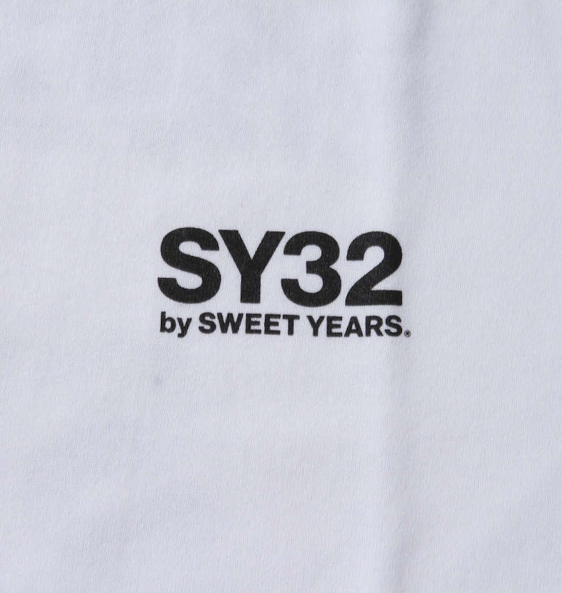 大きいサイズ メンズ SY32 by SWEET YEARS (エスワイサーティトゥバイスィートイヤーズ) NEWロゴバックプリント半袖Tシャツ 胸プリント