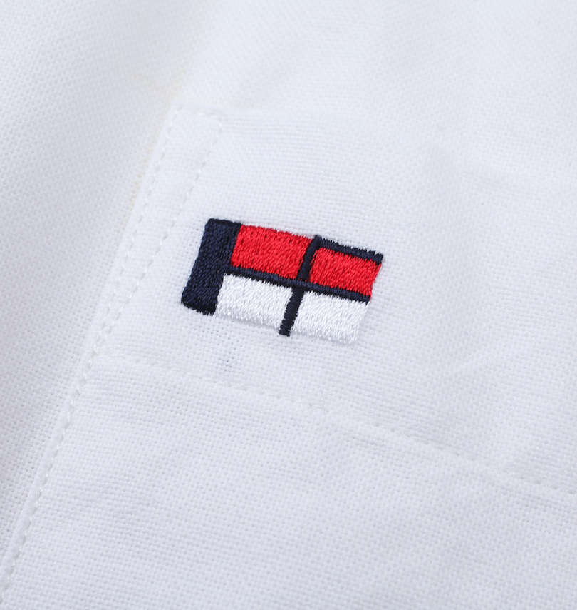 大きいサイズ メンズ H by FIGER (エイチバイフィガー) オックスB.D半袖シャツ ポケット刺繍