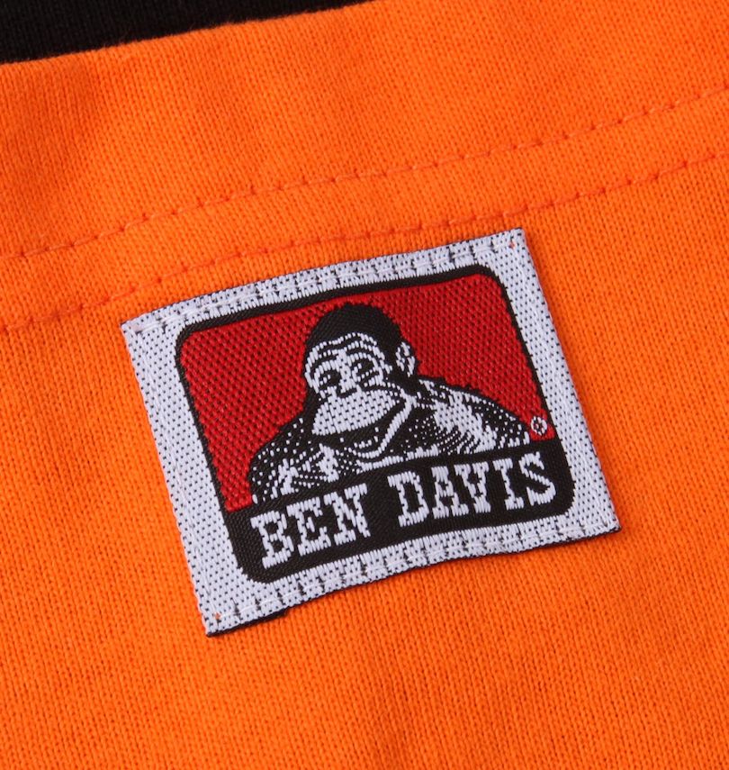大きいサイズ メンズ BEN DAVIS (ベン デイビス) ポケット付クレイジー長袖Tシャツ ポケットピスネーム