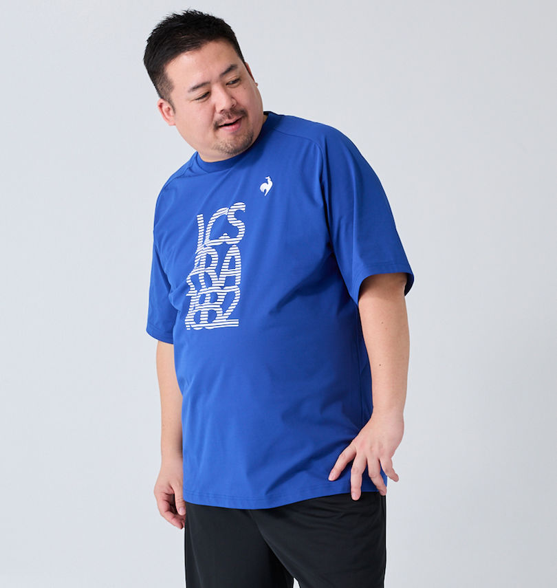 大きいサイズ メンズ LE COQ SPORTIF (ルコックスポルティフ) ヘランカサンスクリーン半袖Tシャツ 