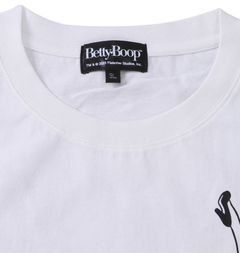 大きいサイズ メンズ BETTY BOOP (ベティ ブープ) 天竺プリント半袖Tシャツ 