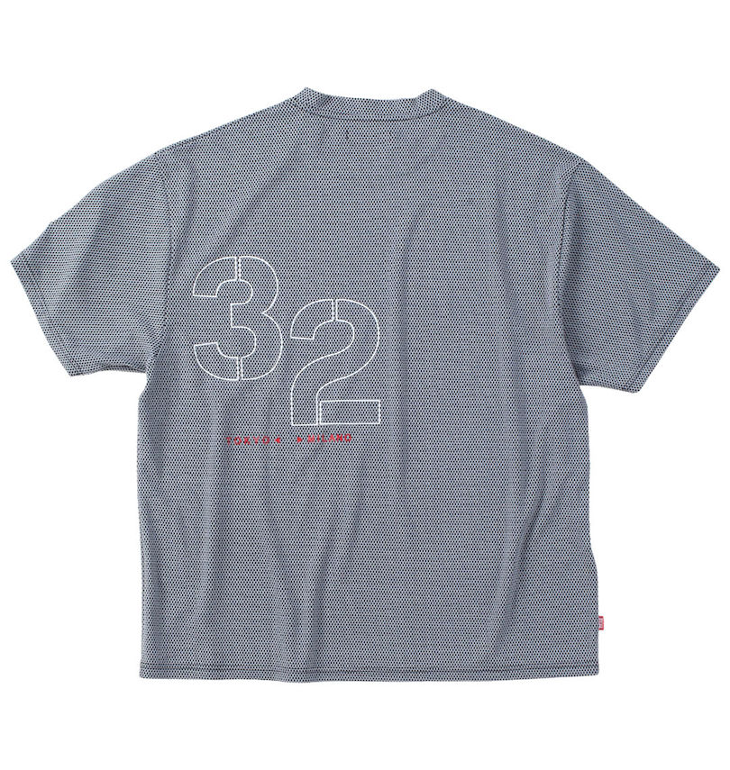 大きいサイズ メンズ SY32 by SWEET YEARS (エスワイサーティトゥバイスィートイヤーズ) ステンシルロゴ半袖Tシャツ バックスタイル