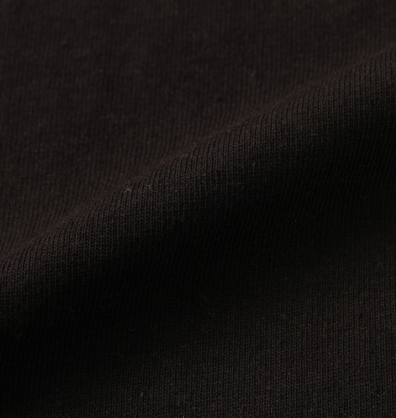 大きいサイズ メンズ 黒柴印和んこ堂 (クロシバジルシワンコドウ) 裏起毛フルジップパーカー+天竺半袖Tシャツ Tシャツ生地拡大