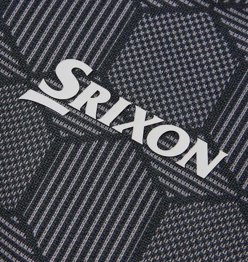大きいサイズ メンズ SRIXON (スリクソン) ジャガード総柄デザイン長袖シャツ プリント拡大