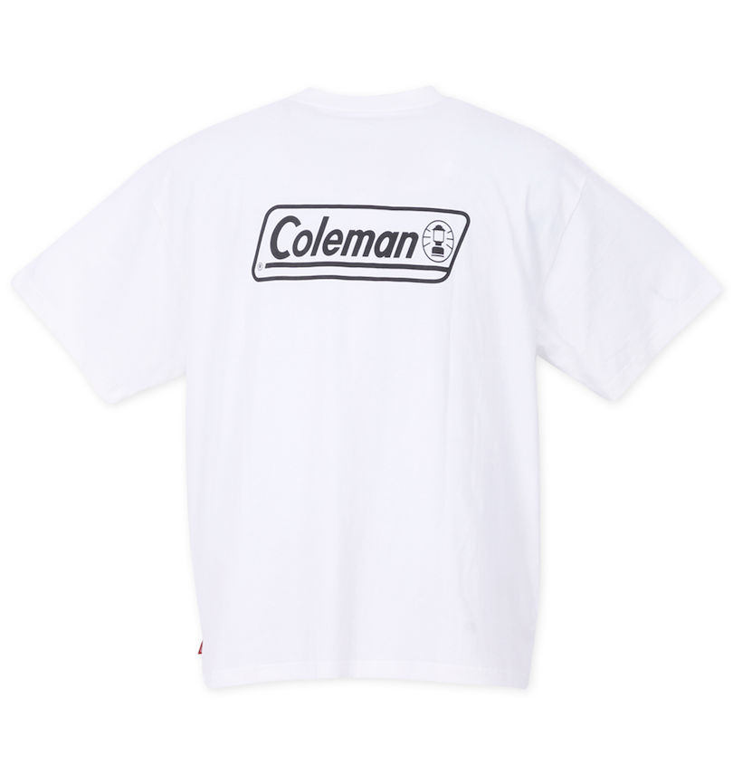 大きいサイズ メンズ Coleman (コールマン) USAコットンポケット付半袖Tシャツ バックスタイル