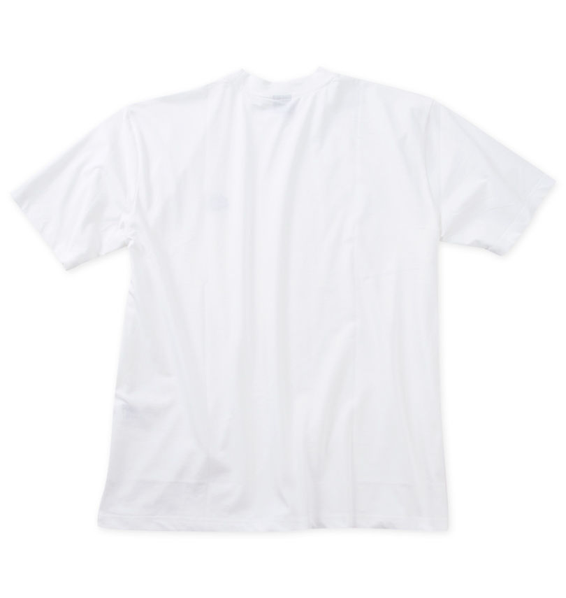 大きいサイズ メンズ LOGOS Park (ロゴスパーク) リサイクル天竺ワンポイント刺繍半袖Tシャツ バックスタイル