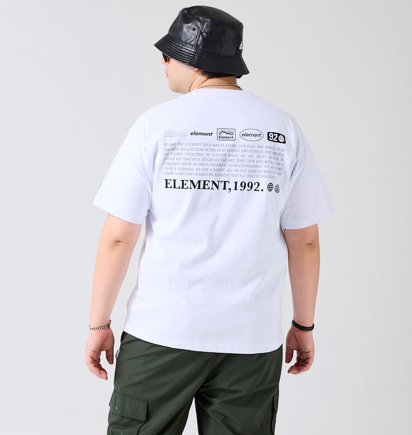 大きいサイズ メンズ ELEMENT (エレメント) EQUIPMENT半袖Tシャツ 