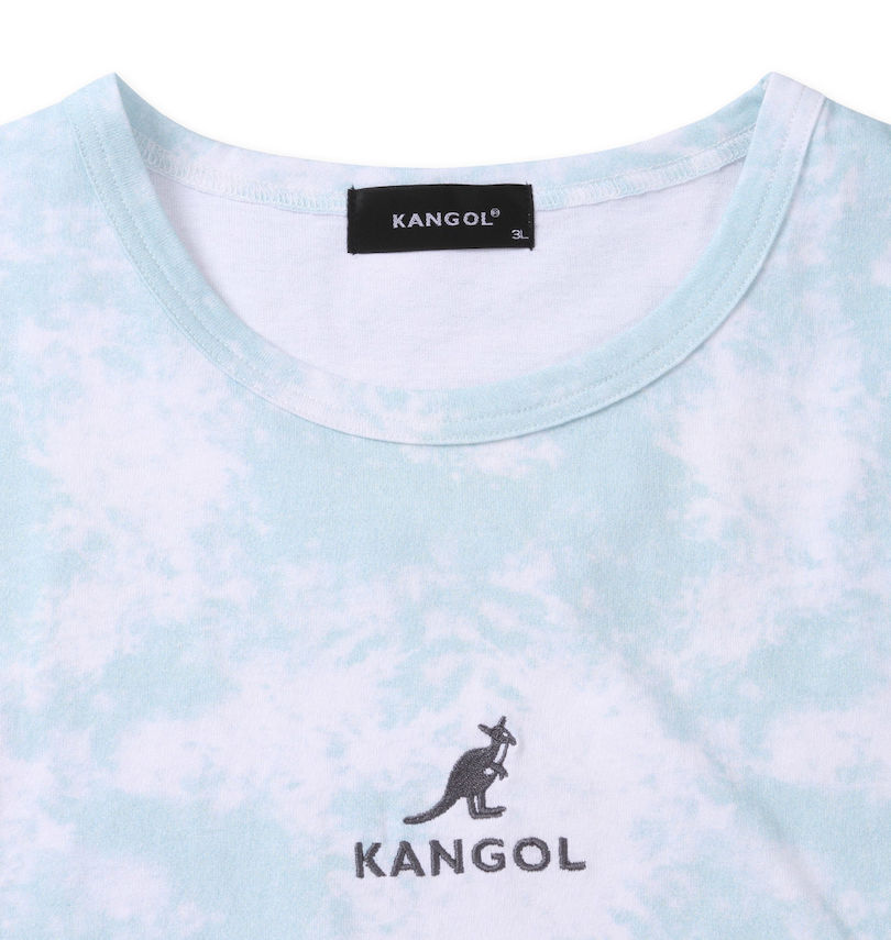 大きいサイズ メンズ KANGOL (カンゴール) タイダイ柄プリント半袖Tシャツ 