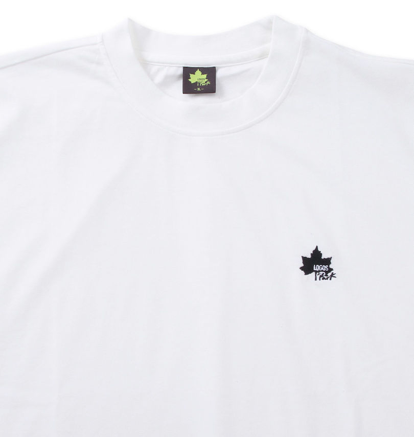 大きいサイズ メンズ LOGOS Park (ロゴスパーク) リサイクル天竺ワンポイント刺繍半袖Tシャツ 