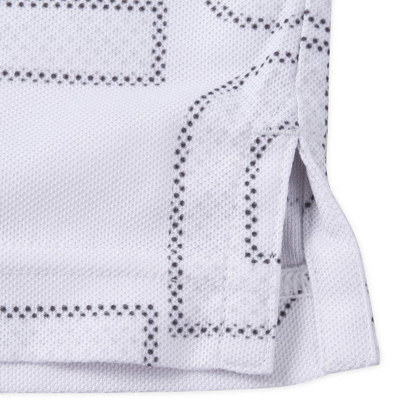 大きいサイズ メンズ SY32 by SWEET YEARS (エスワイサーティトゥバイスィートイヤーズゴルフ) SYGマリンロゴ半袖ポロシャツ 裾サイドスリット