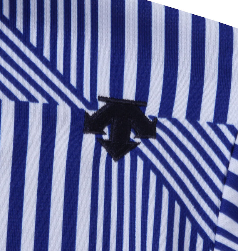 大きいサイズ メンズ SRIXON (スリクソン) 【松山英樹プロモデル】変形ストライプ半袖シャツ バック刺繍