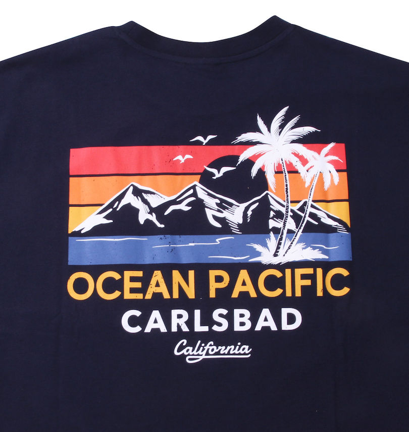 大きいサイズ メンズ OCEAN PACIFIC (オーシャンパシフィック) 天竺ポケット付半袖Tシャツ バックプリント