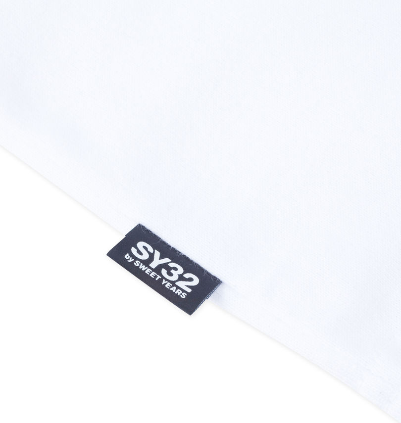 大きいサイズ メンズ SY32 by SWEET YEARS (エスワイサーティトゥバイスィートイヤーズ) バックスラッシュビッグロゴ半袖Tシャツ ピスネーム