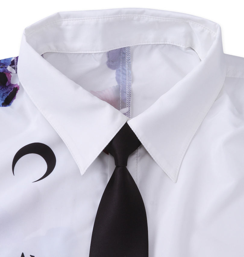 大きいサイズ メンズ PSYCHO NATION (サイコネーション) サイコベアネクタイ付半袖シャツ 