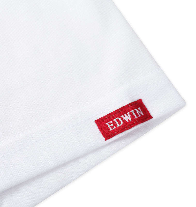 大きいサイズ メンズ EDWIN (エドウィン) 2Pクルーネック半袖Tシャツ 袖ピスネーム