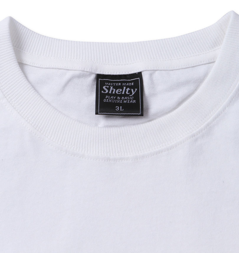 大きいサイズ メンズ SHELTY (シェルティ) 天竺パグ柄刺繍ポケット付長袖Tシャツ 