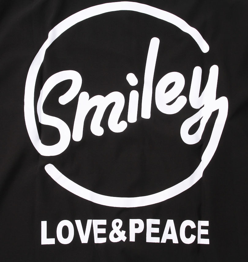 大きいサイズ メンズ SMILEY FACE (スマイリーフェイス) LOVEスマイル半袖シャツ バックプリント