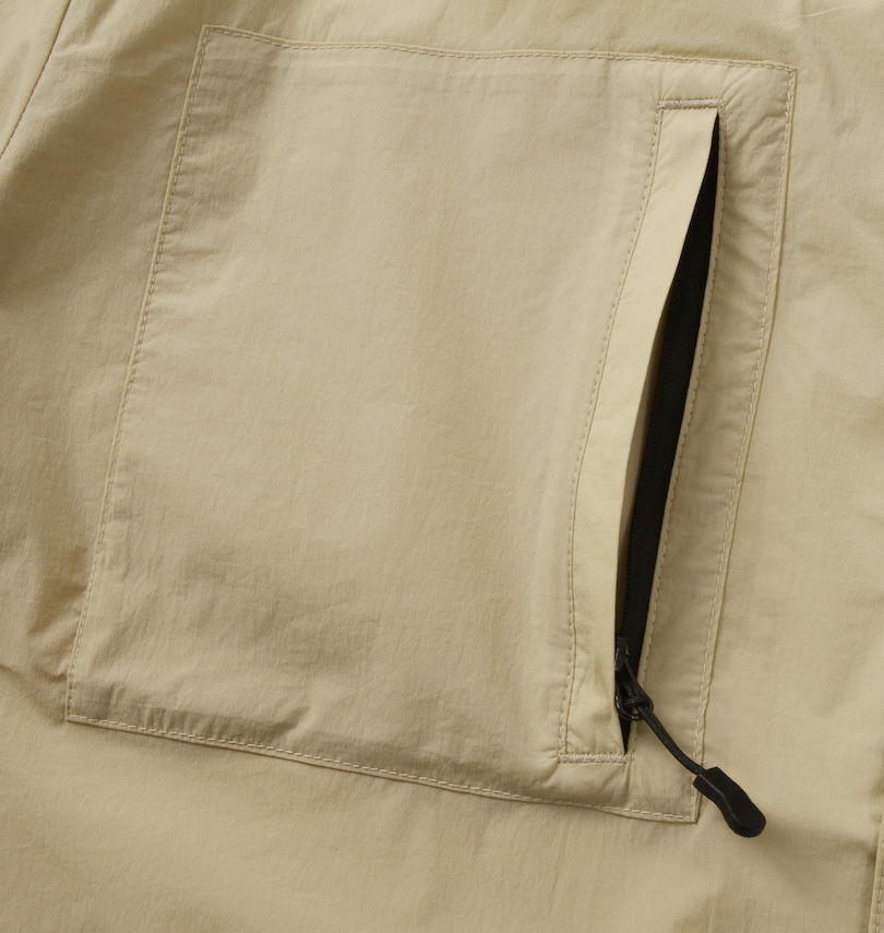 大きいサイズ メンズ LOGOS Park (ロゴスパーク) ナイロンタスランデザイン半袖シャツ ポケット