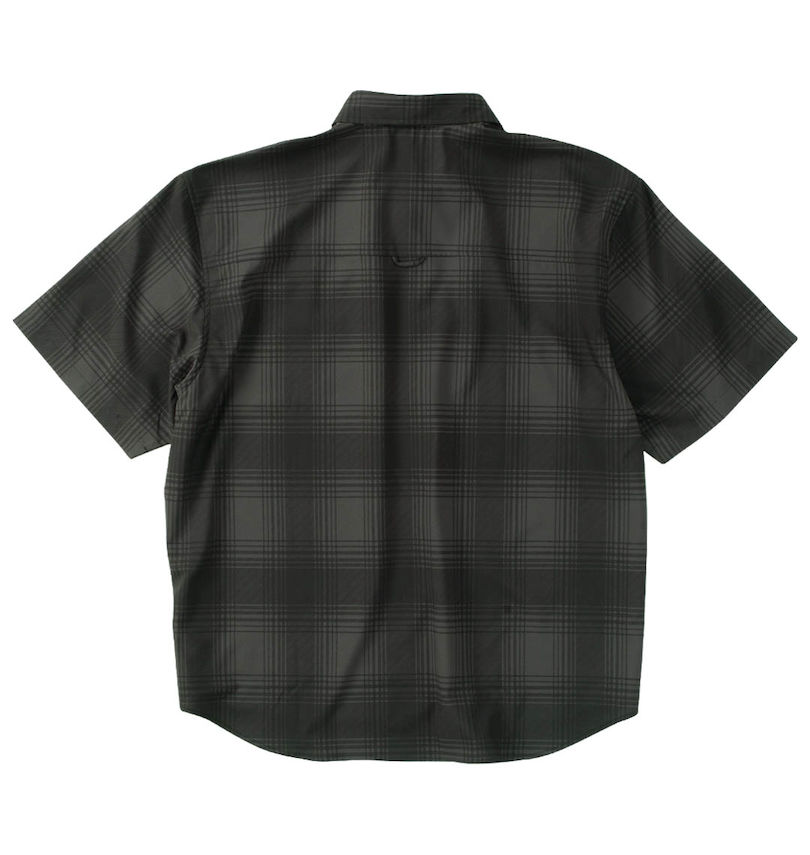 大きいサイズ メンズ KARL KANI (カール カナイ) チェック柄半袖シャツ バックスタイル
