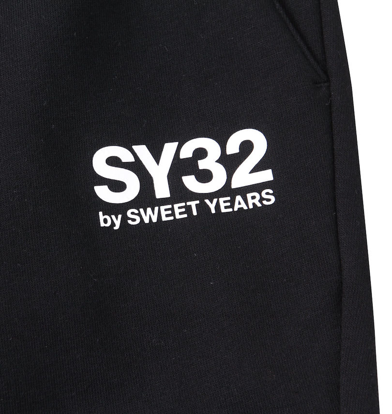 大きいサイズ メンズ SY32 by SWEET YEARS (エスワイサーティトゥバイスィートイヤーズ) バックビッグロゴスウェットパンツ フロントプリント