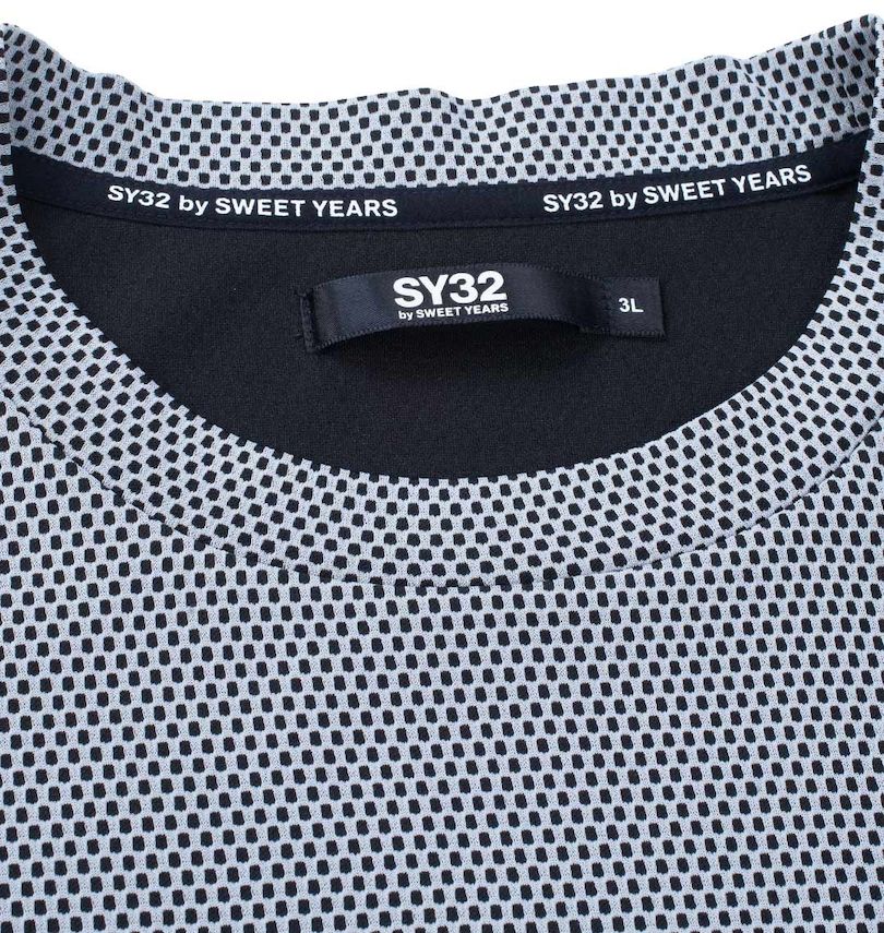 大きいサイズ メンズ SY32 by SWEET YEARS (エスワイサーティトゥバイスィートイヤーズ) ステンシルロゴ半袖Tシャツ 