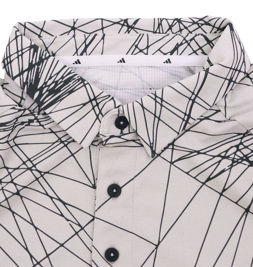 大きいサイズ メンズ adidas golf (アディダスゴルフ) レイビームプリントドライ半袖ポロシャツ 