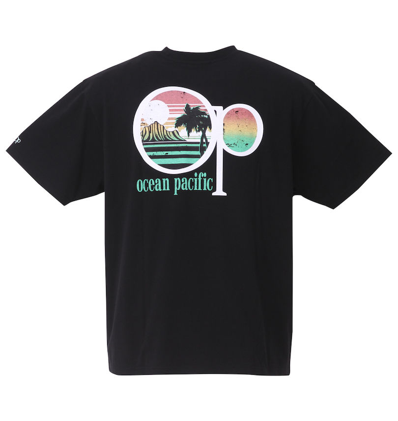 大きいサイズ メンズ OCEAN PACIFIC (オーシャンパシフィック) 天竺半袖Tシャツ バックスタイル