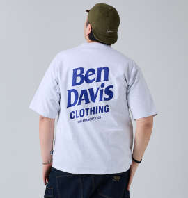 BEN DAVIS フロッキーロゴ半袖Tシャツ
