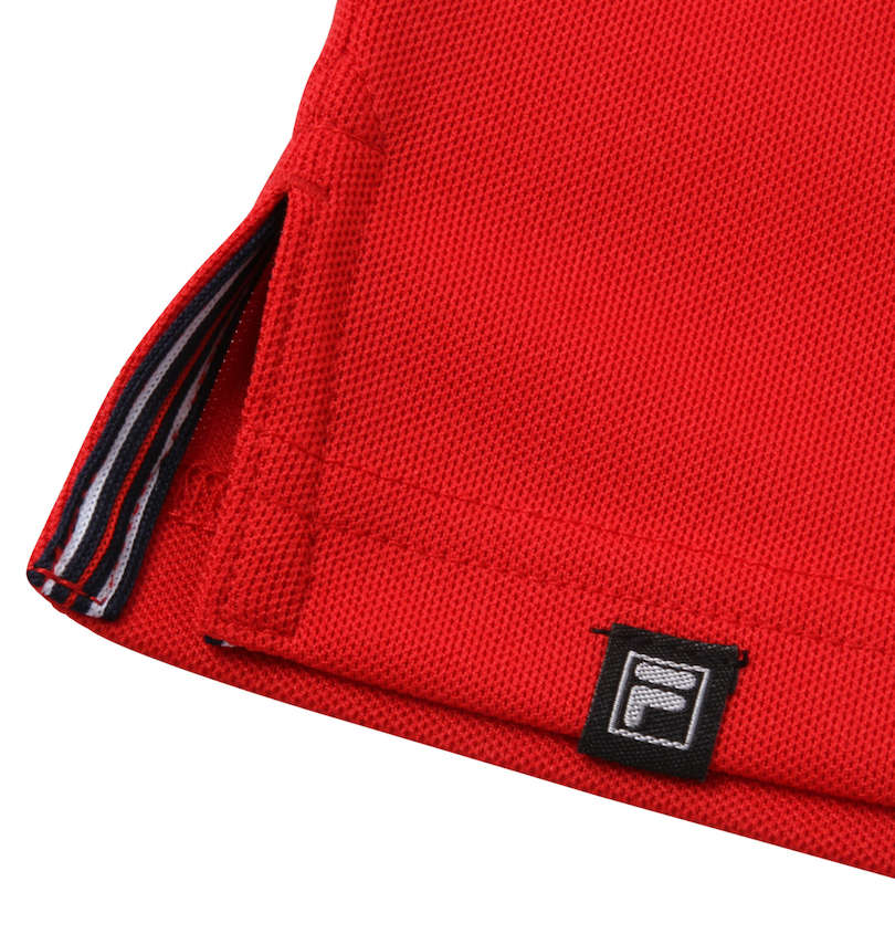 大きいサイズ メンズ FILA GOLF (フィラゴルフ) 半袖シャツ+インナーセット
                        裾サイドスリット