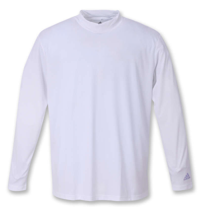 大きいサイズ メンズ adidas golf (アディダスゴルフ) エンボスパターン半袖シャツ+ハイネック長袖Tシャツ
                        ハイネック長袖Tシャツ