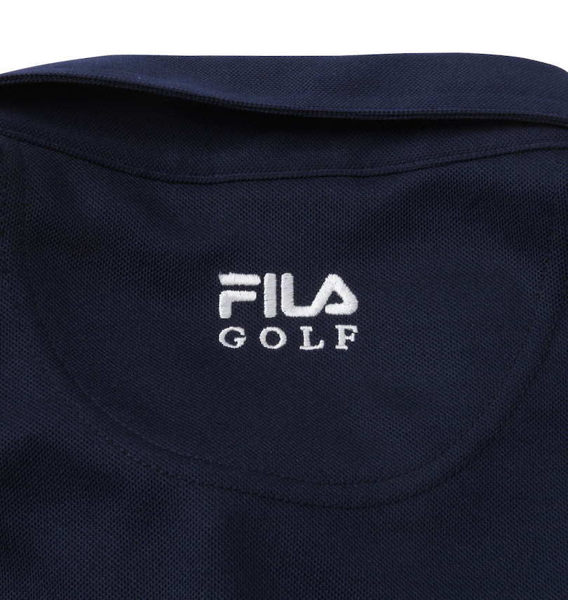 大きいサイズ メンズ FILA GOLF (フィラゴルフ) 半袖シャツ+インナーセット
                        バック刺繡