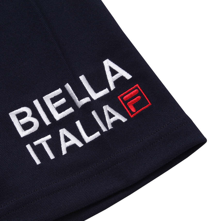 大きいサイズ メンズ FILA GOLF (フィラゴルフ) ハーフジップ半袖シャツ+インナーセット
                        袖刺繍