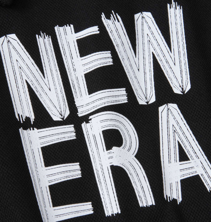 大きいサイズ メンズ NEW ERA (ニューエラ) Multi Logoカノコ半袖ポロシャツ
                        プリント拡大