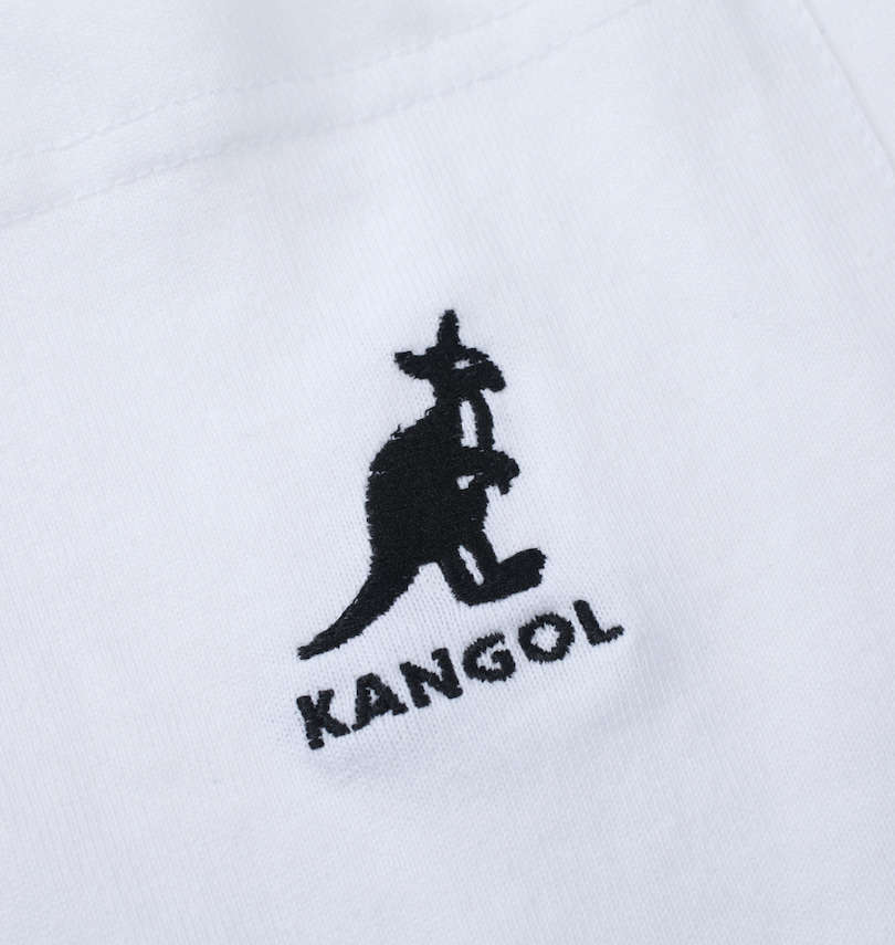 大きいサイズ メンズ KANGOL (カンゴール) 胸ポケット付ロゴプリント半袖Tシャツ
                        刺繍