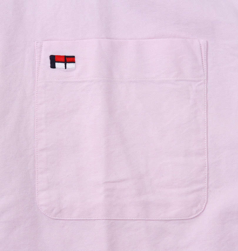 大きいサイズ メンズ H by FIGER (エイチバイフィガー) オックスB.D長袖シャツ
                        左胸ポケット刺繍
