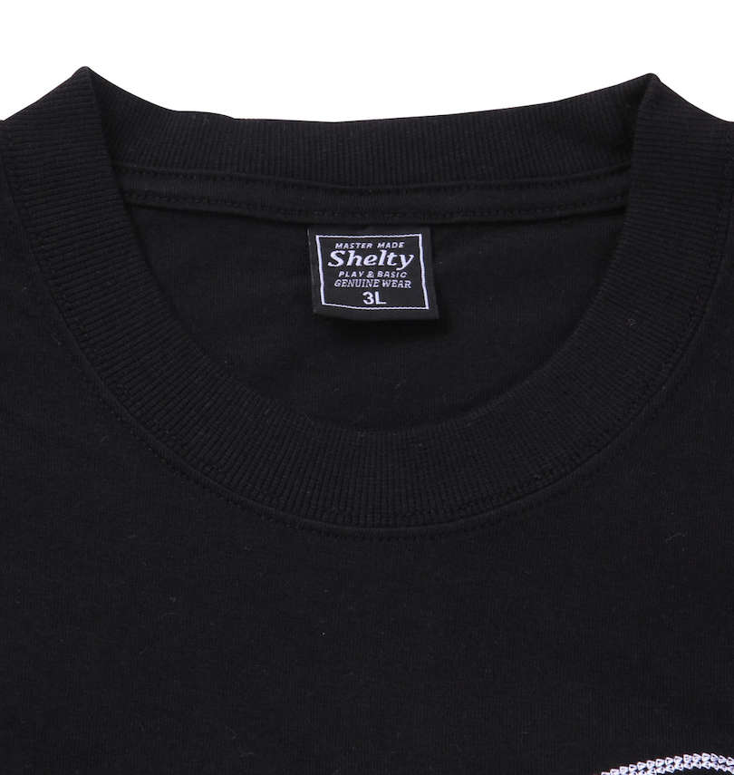 大きいサイズ メンズ SHELTY (シェルティ) 手書き風チェーン刺繍半袖Tシャツ
                        